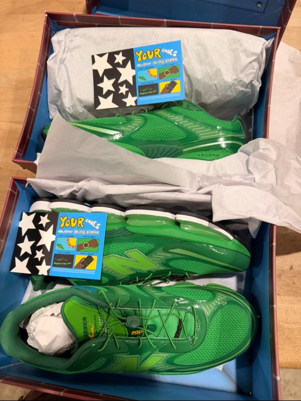 New Balance Green Men's Athletic Running Shoes